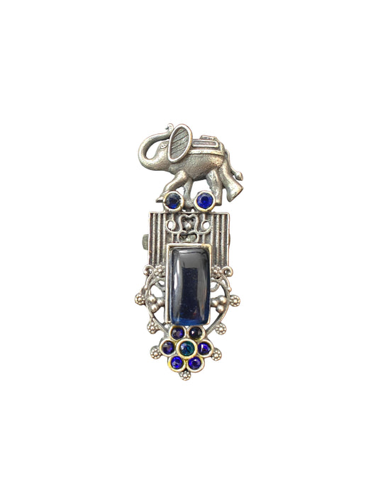 Gajraj Fusion Silver Replica Ring