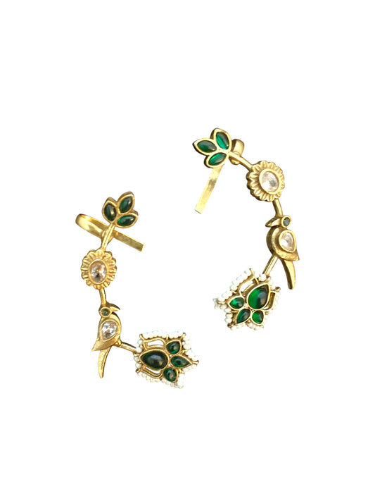 Gulzar Emerald Earcuff