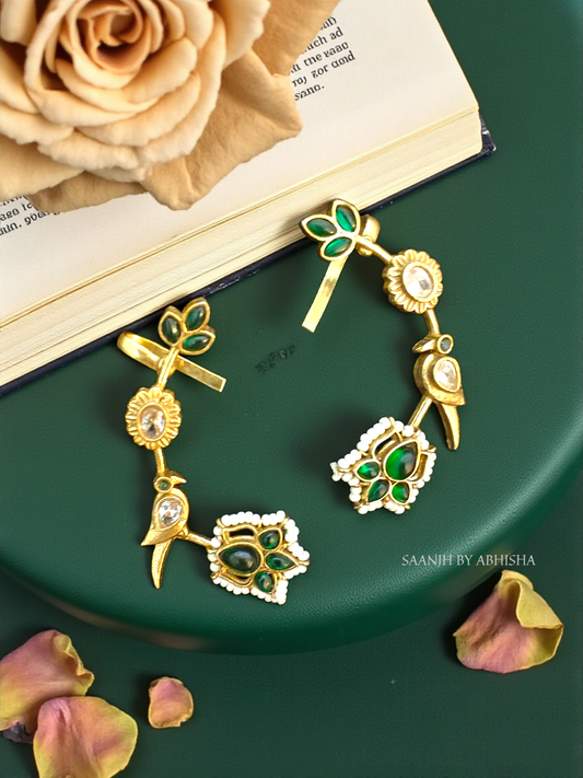 Gulzar Emerald Earcuff