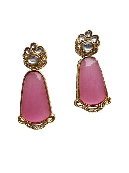 Ishara Royal Oxidised Silver Earrings