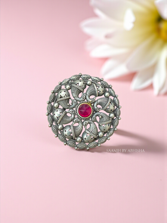 Chandrika Silver Replica Ring