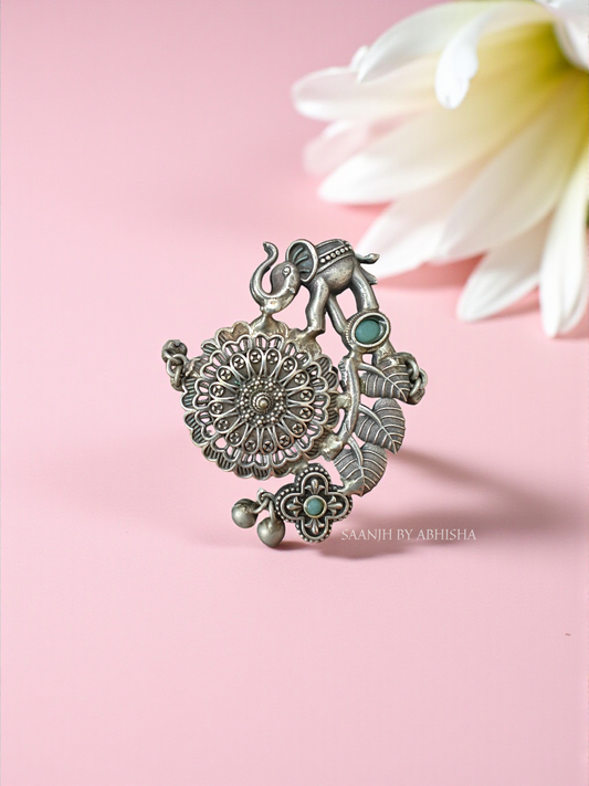 Gajraj Silver Replica Ring