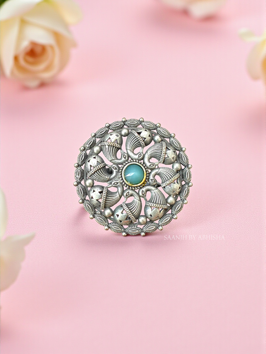 Chandrika Silver Replica Ring