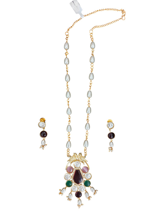 Royal Peacock MOP Necklace Set