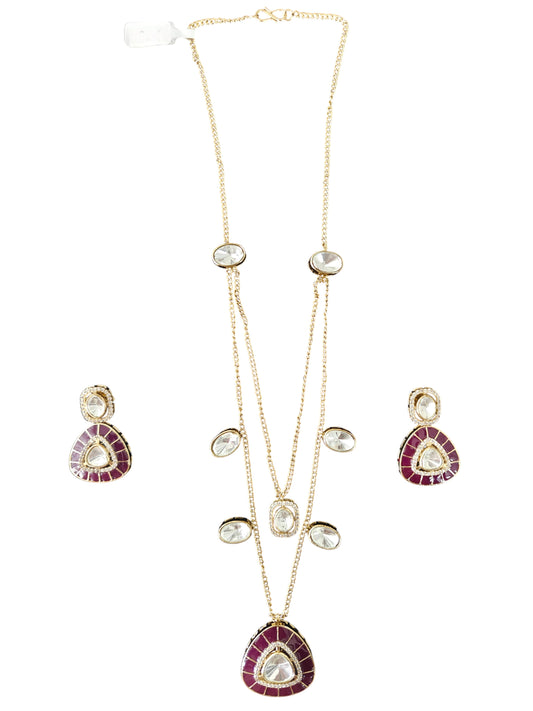 Royal Kundan Pendant Set