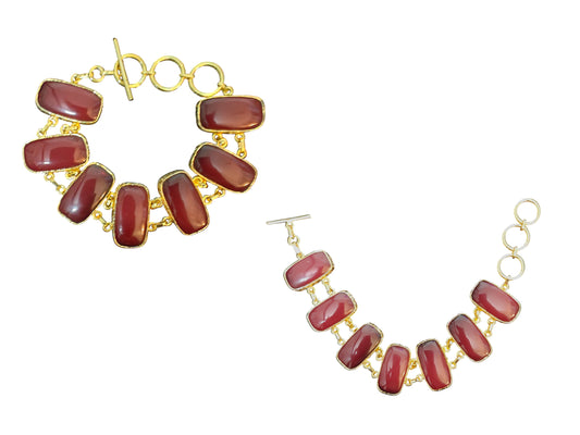 Noor Ruby Stone Bracelet